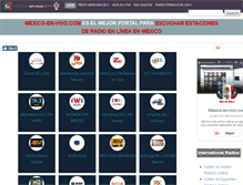 Tablet Screenshot of mexico-en-vivo.com